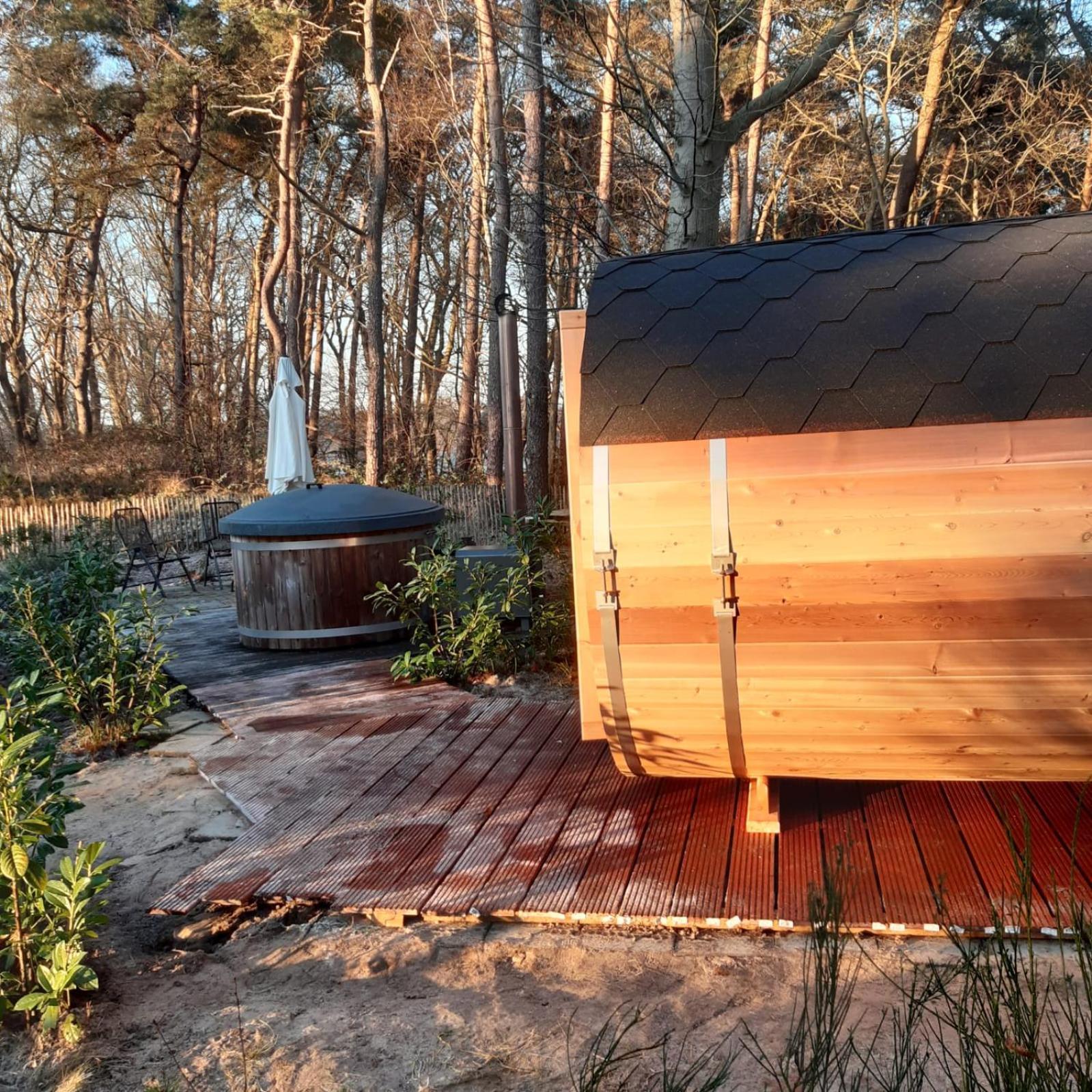 Vakantiehuis Met Hottub En Barrelsauna 奥门 客房 照片